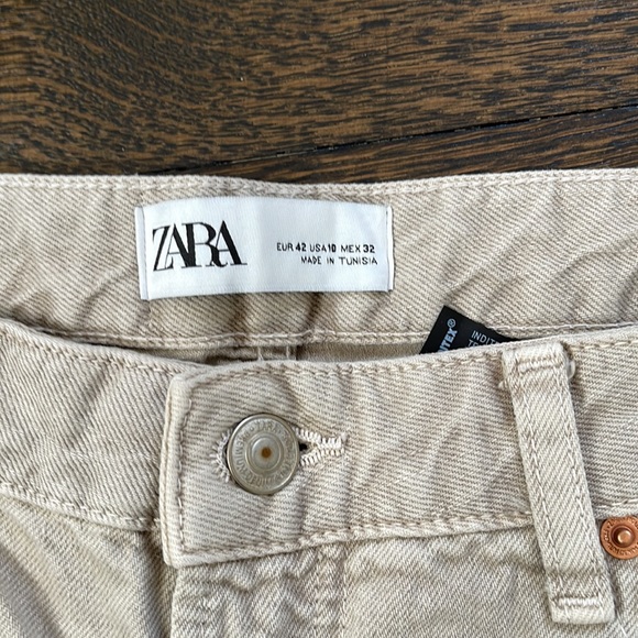ZARA Beige Jeans - Picture 4 of 6